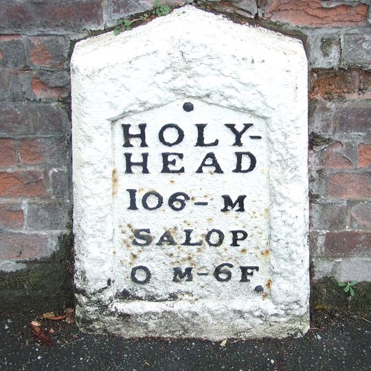 Mile Post At Sj 4834 1303, To North Of Number 35