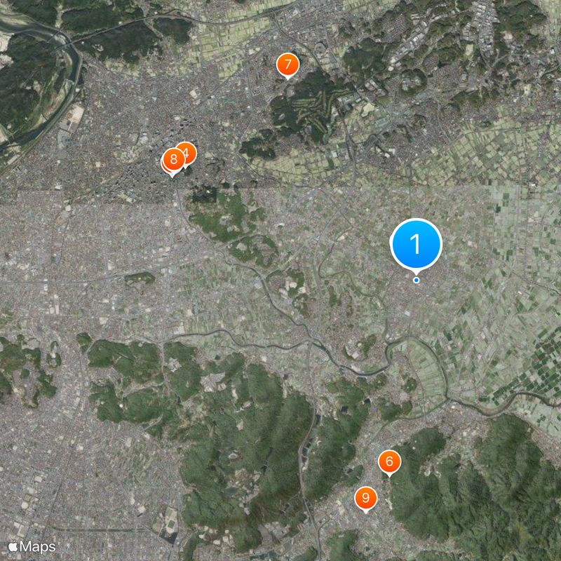Chayamachi Station Map