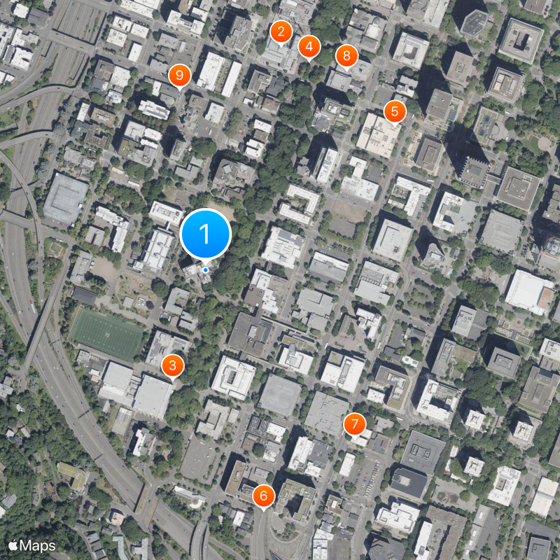 Portland State University Map