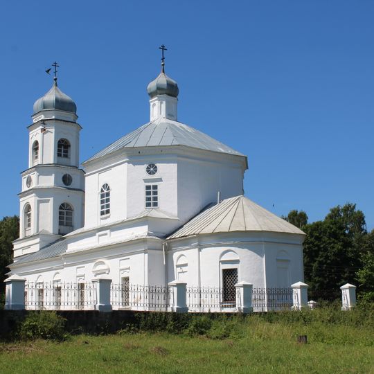 Казанская церковь с живописью