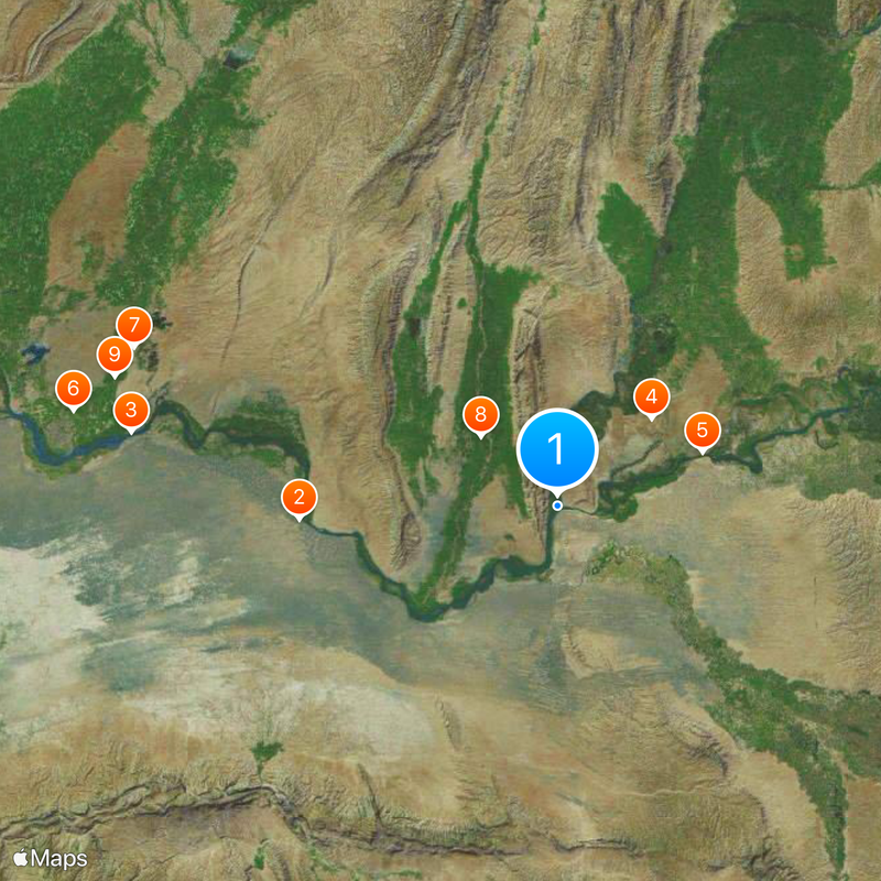 Amu Darya Map