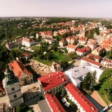 Urban layout of Sandomierz