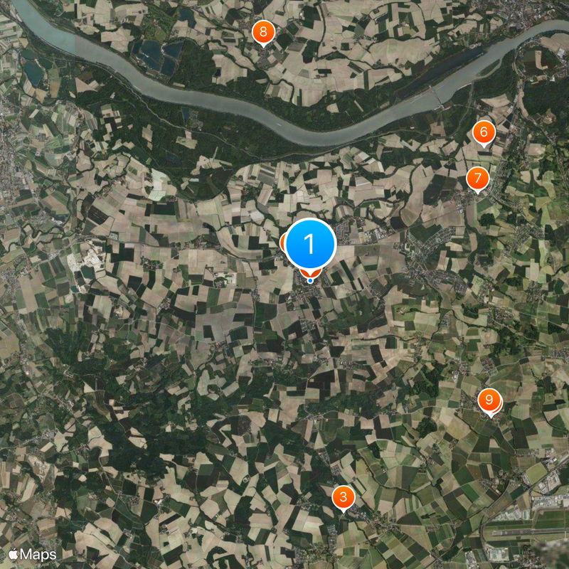 Hartheim Euthanasia Centre Map