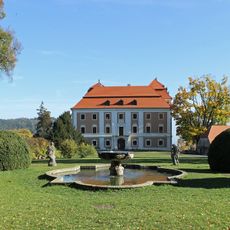 Fountain in Valeč castle park