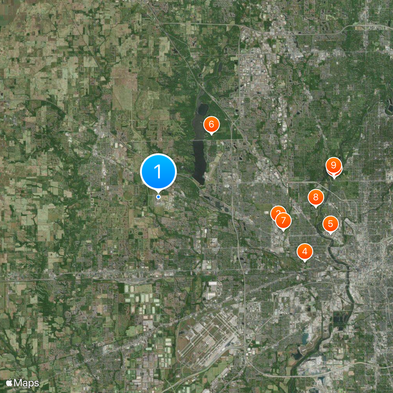 Lucas Oil Indianapolis Raceway Park Map