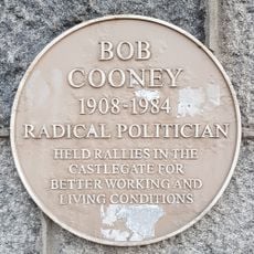 Commemorative plaque to Bob Cooney