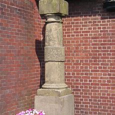 Orrell Post Outside The Stag Inn