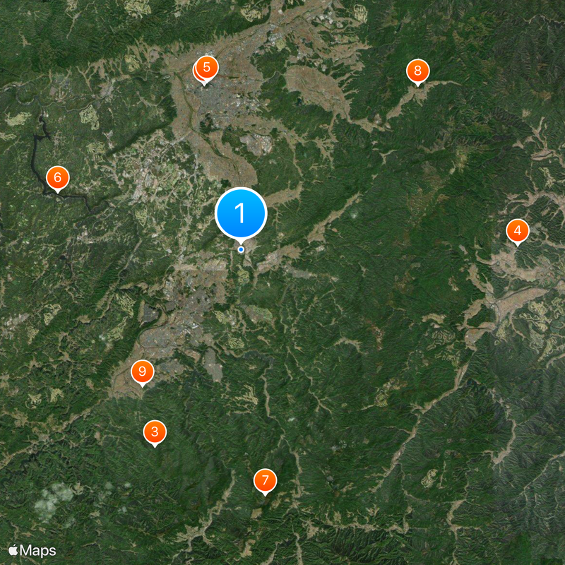 Iga-Kambe Station Map