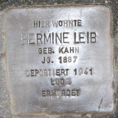 Stolperstein en memoria de Hermine Leib