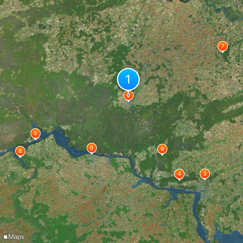 Repubblica dei Mari Mappa