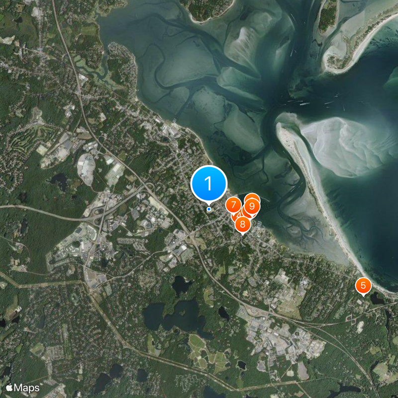 National Monument to the Forefathers Map