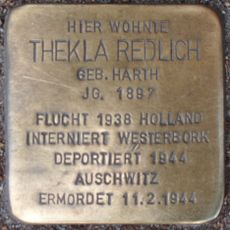 Stolperstein en memoria de Thekla Redlich