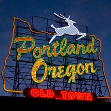 White Stag sign