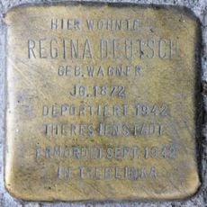 Stolperstein dedicated to Regina Deutsch