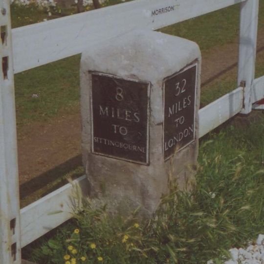 Milestone, 30 yds E of Will Adams Memorial