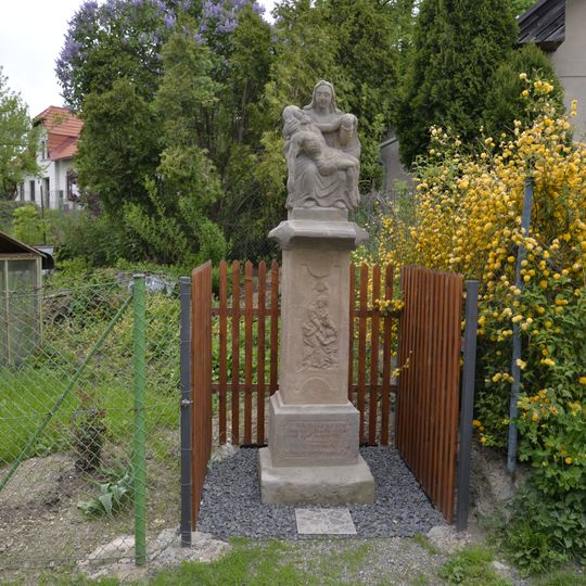 Statue of Pietà in Hrubá Horka