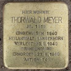 Stolperstein en memoria de Thorwald Meyer
