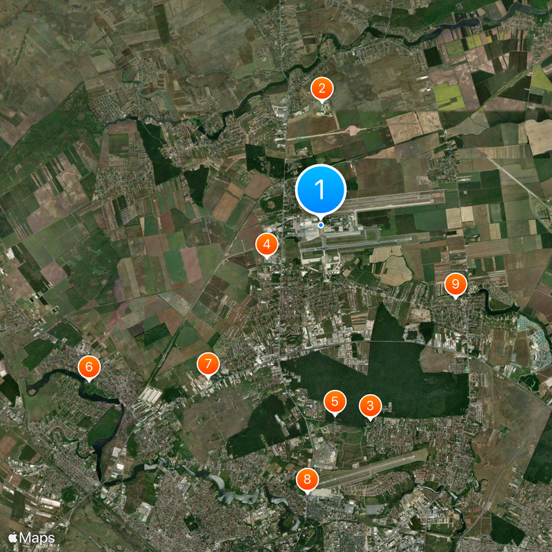 Aeropuerto Internacional de Bucarest-Henri Coandă Mapa