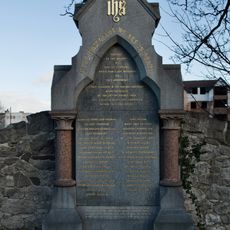 Monument to the great rail disaster of 1868 in the Churchyard of Church of St Michael
