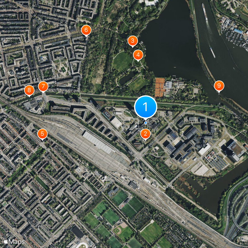 Centrum Wiskunde & Informatica Map