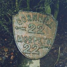 Milepost 580 Metres South East Of Powburn Post Office