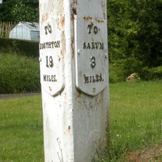 Milestone At Junction Of Clarendon Road With Southampton Road