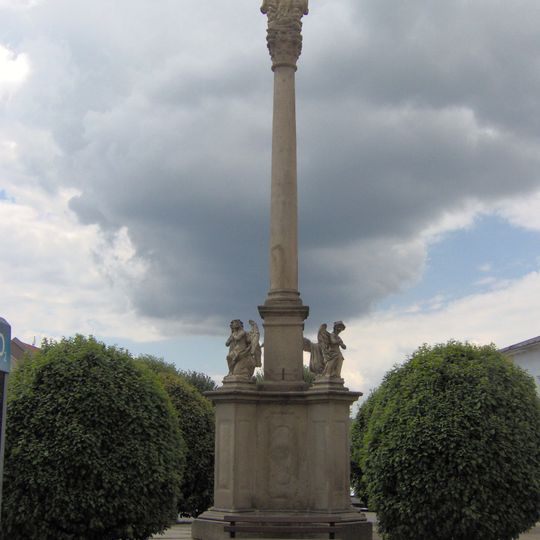 Holy Trinity column in Nová Bystřice