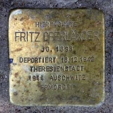 Stolperstein dedicated to Fritz Oberländer