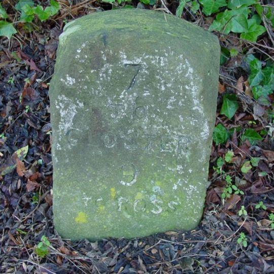 Milestone, About 56 Metres West Of Barn, Huntley Court