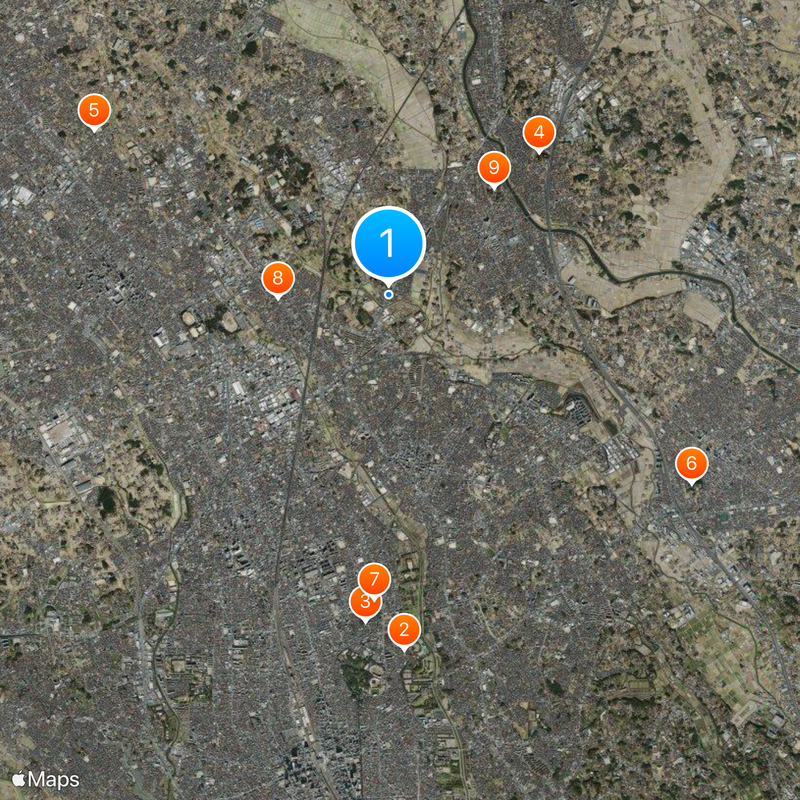 Kitaadachi district Map