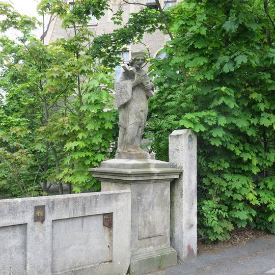 Socha svatého Jana Nepomuckého v Lipanské ulici v Jablonci nad Nisou