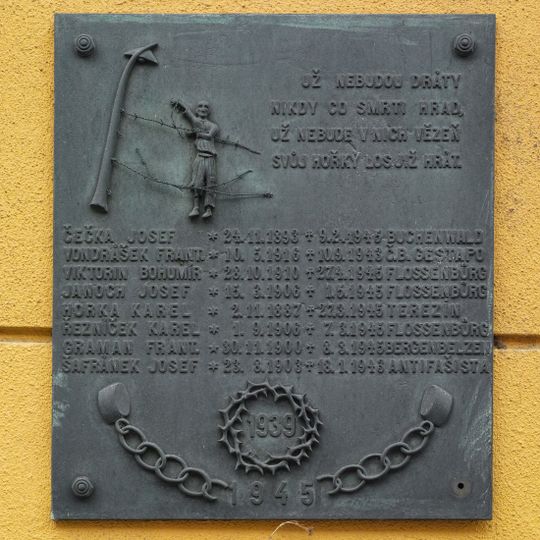 Pamětní deska zaměstnanců Koh-i-Noor