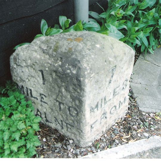 Milestone On West Side Outside Milestone Cottage