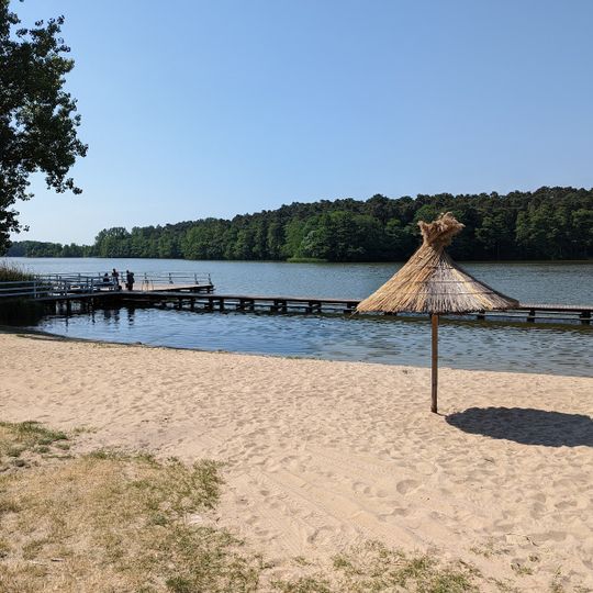 Plaża nad Jeziorem Chodeckim