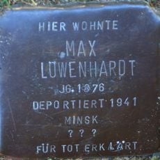 Stolperstein en memoria de Max Löwenhardt