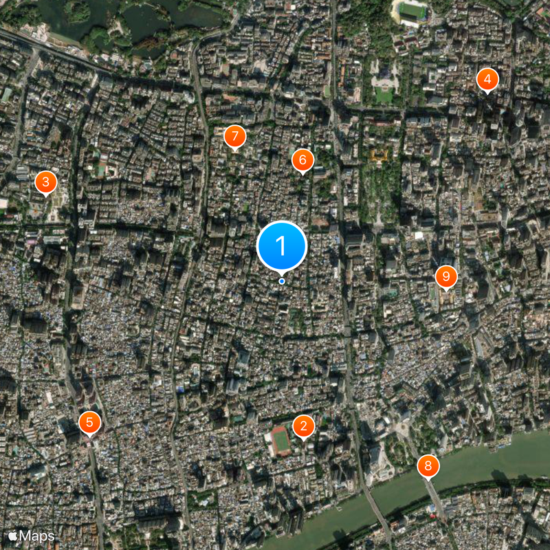 Huaisheng Mosque Mapa