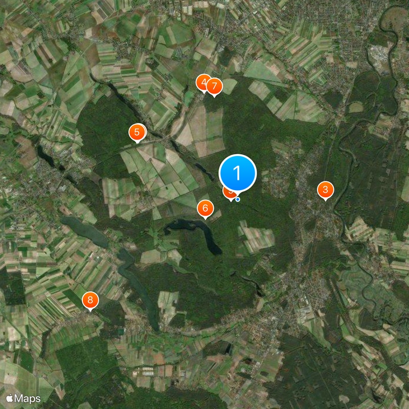 Parc national de Wielkopolska Carte