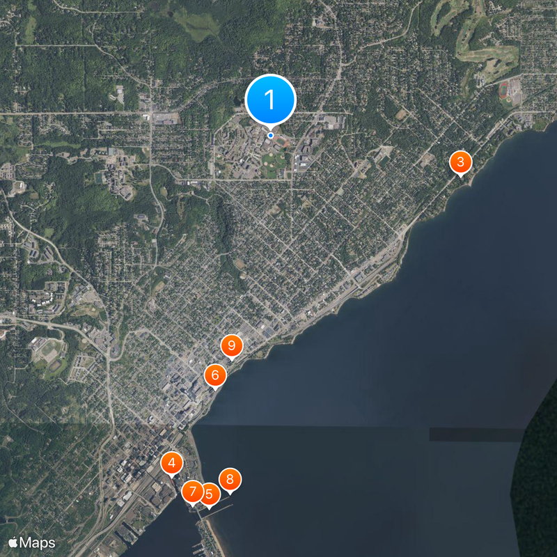 University of Minnesota Duluth Map