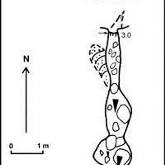 Szczelina nad Wielką Litworową
