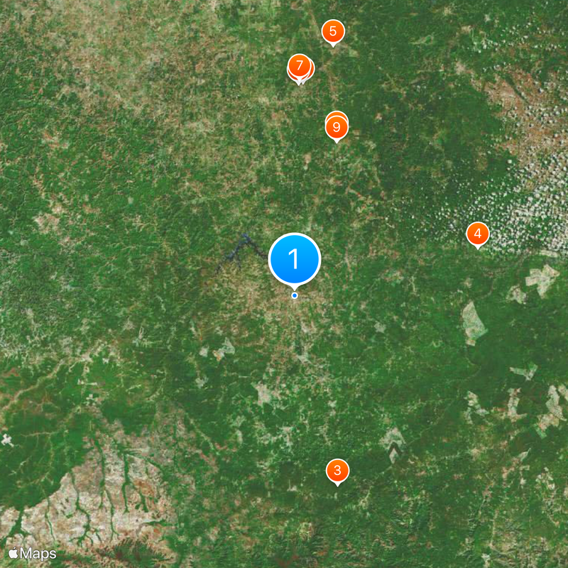 Presidente Dutra Map