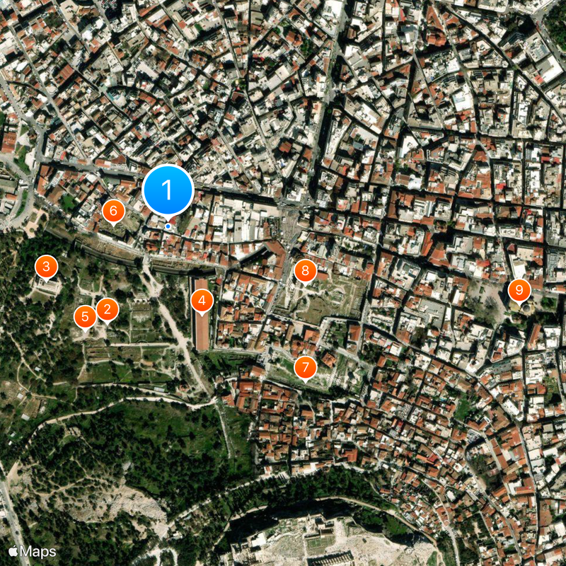 Monastiraki Map