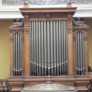 Pipe organ of temple protestant du Foyer de l'Âme, Paris
