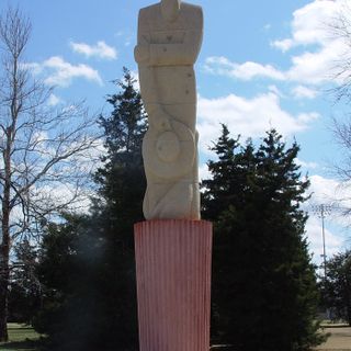 Mennonite Settler statue