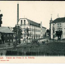 Bandweberei F. A. Schurig; Fabrikgebäude einer ehemaligen Bandweberei Radeberger Straße 28