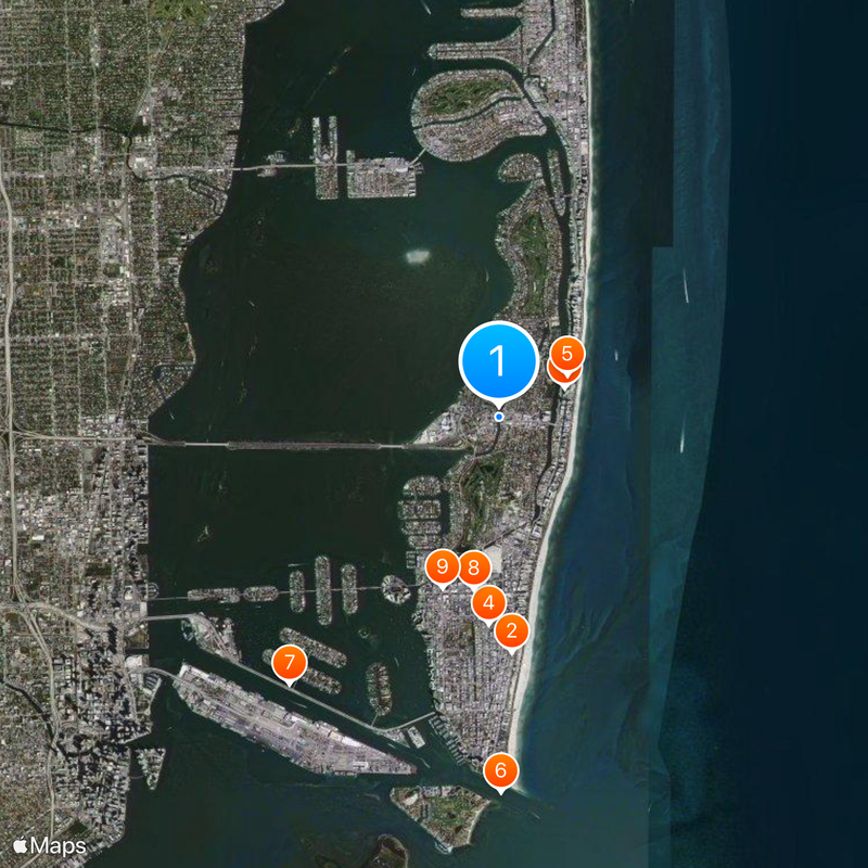 Miami Beach Mapa