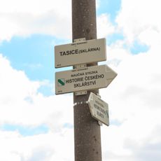 Rozcestník Tasice (sklárna)