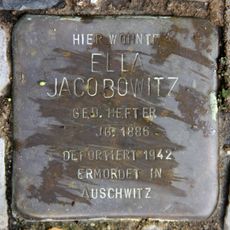 Stolperstein en memoria de Ella Jacobowitz