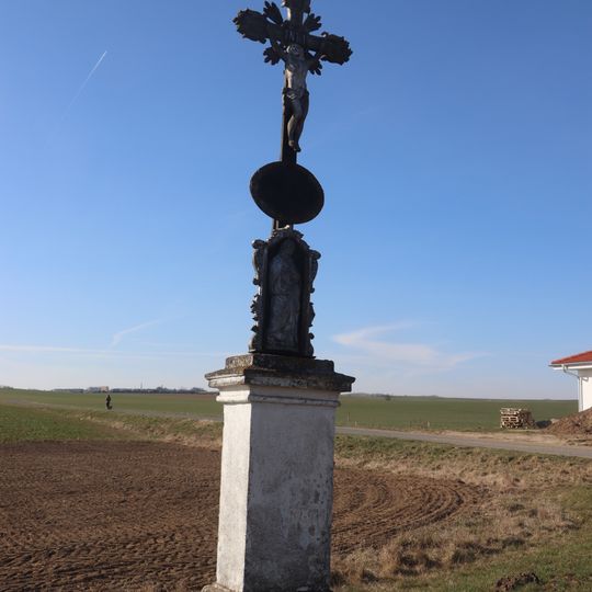 Kříž na západním okraji Zvěrkovic