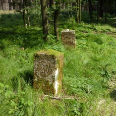 Sächsisch-Preußischer Grenzstein: Pilarpaar Nr. 24 (rechtselbisch)