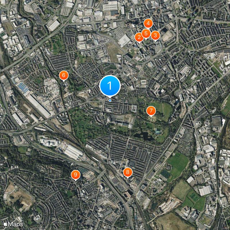 Stoke-on-Trent Central Map